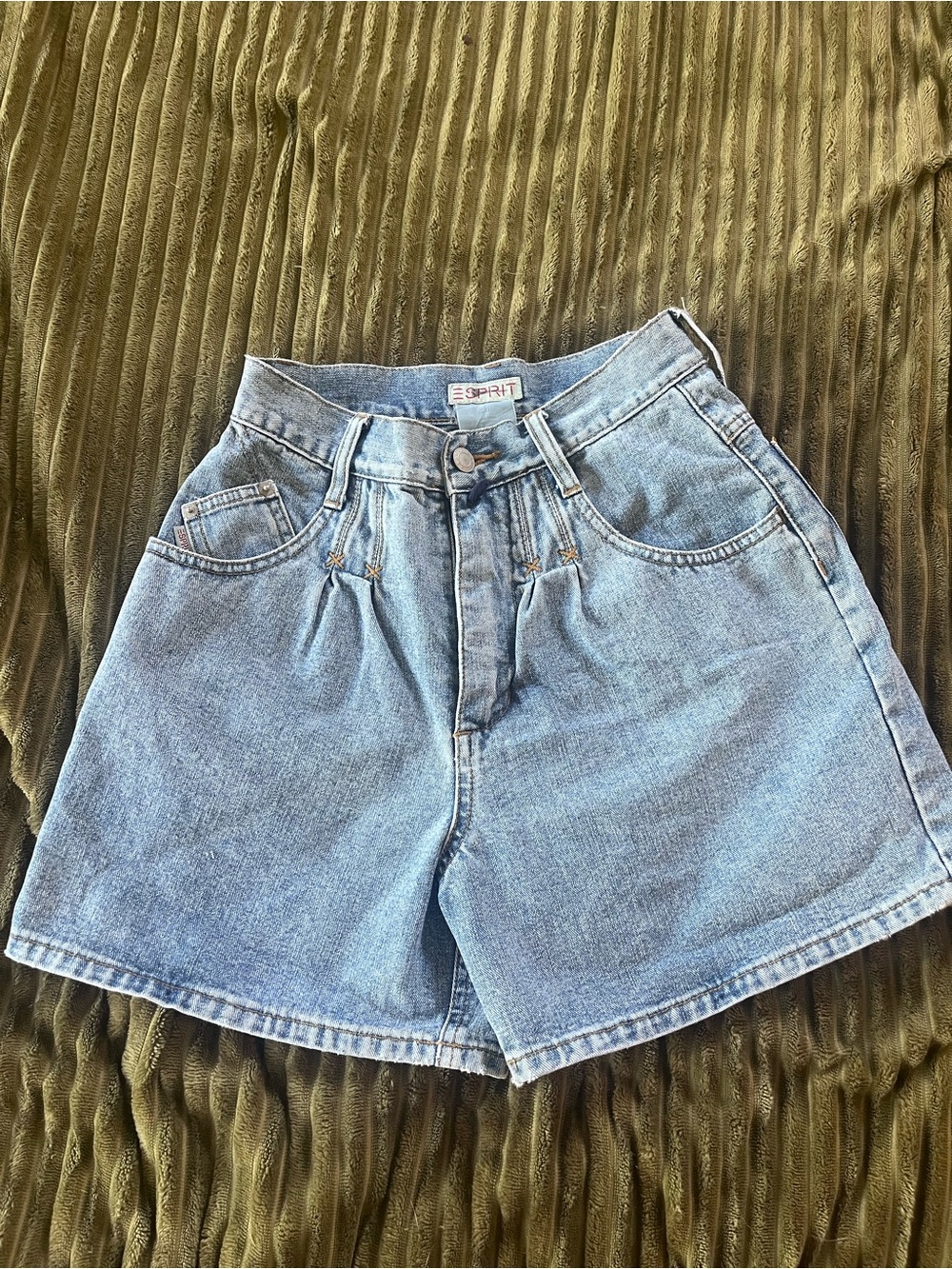 Vintage late 1980s early 1990s Esprit High-Rise Denim Shorts (streetwear!!!) 🖤🖤